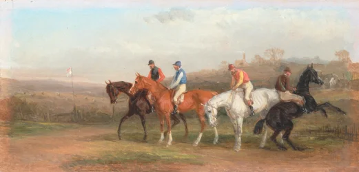 Hindernisrennen - Am Start